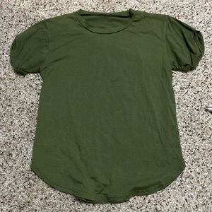Army green tank top
